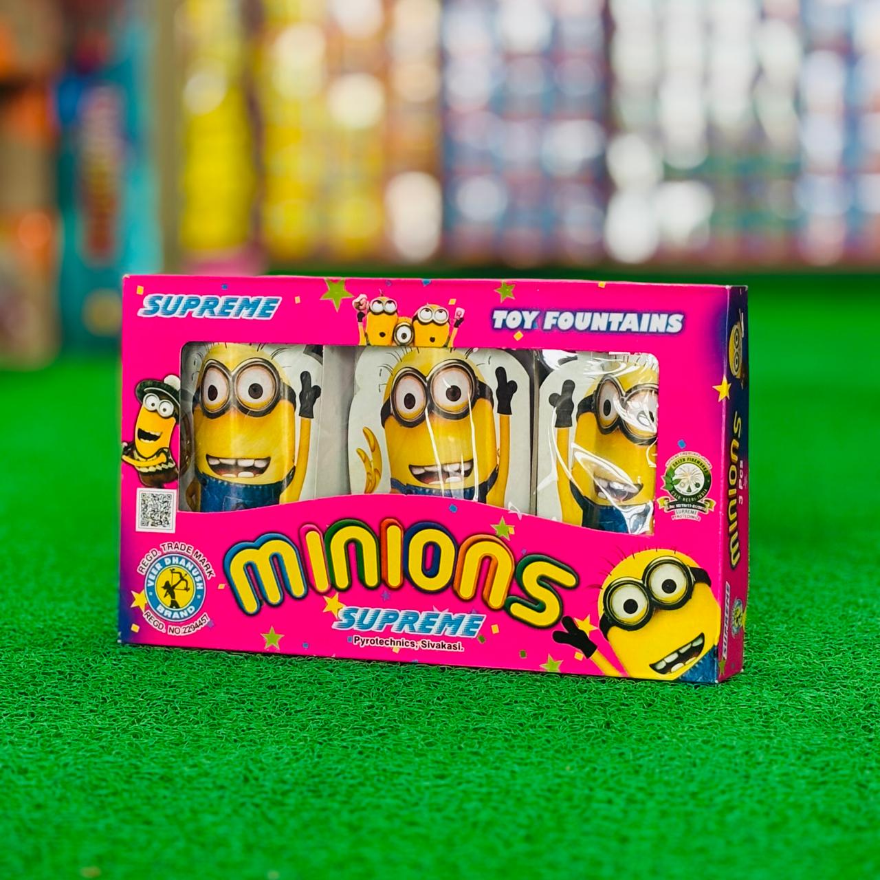 Supreme- Minions Colourful - 3 Pcs